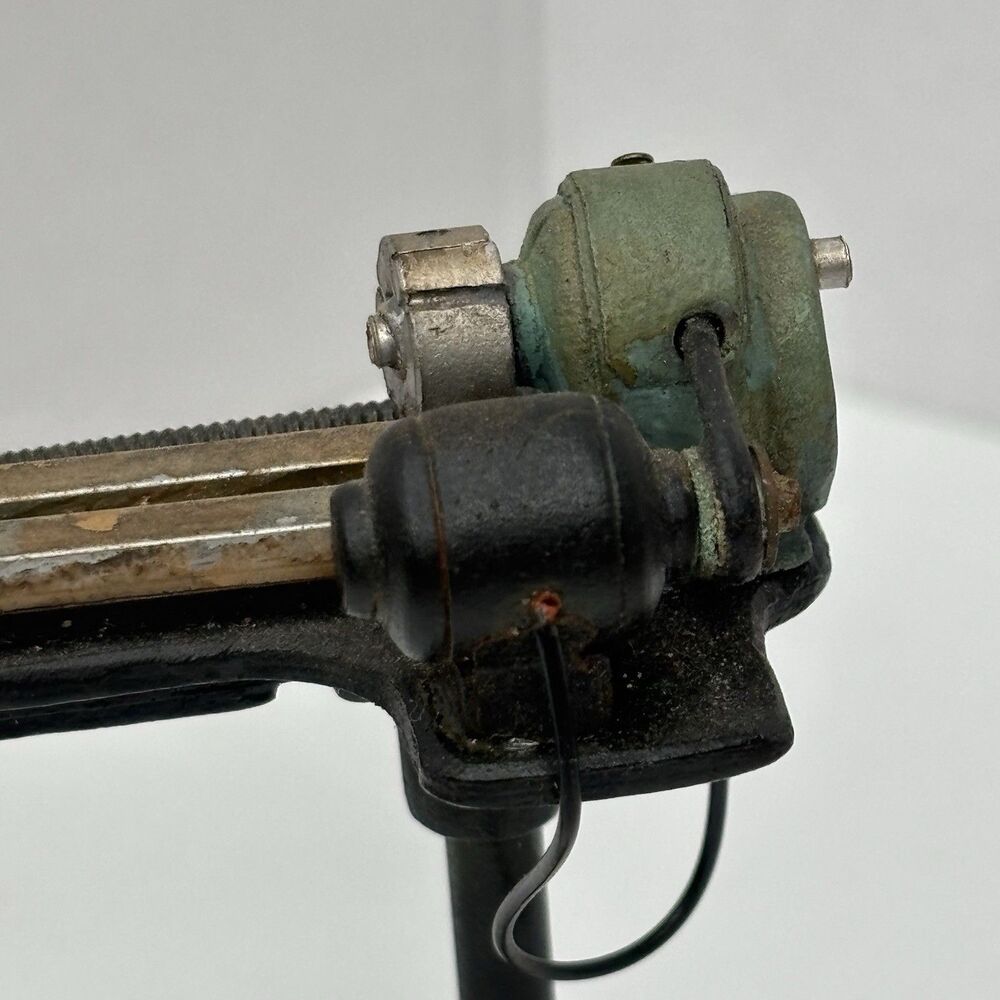 RARE Artisan Ron Bufton Metal Workshop Lathe Machine 1:12 Dollhouse Miniature - Picture 12 of 16